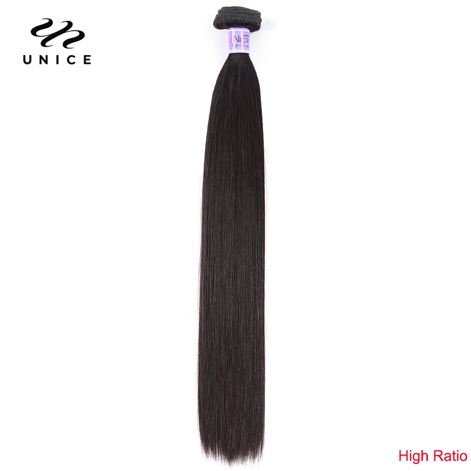 Top Trends: UNice Hair Kysiss Series Malaysian Straight Hair Bundles 100% Virgin Human Hair Weave Bundle Natural Color 1 Pcs Can Buy 3 / 4 PCS Shoppable Styles