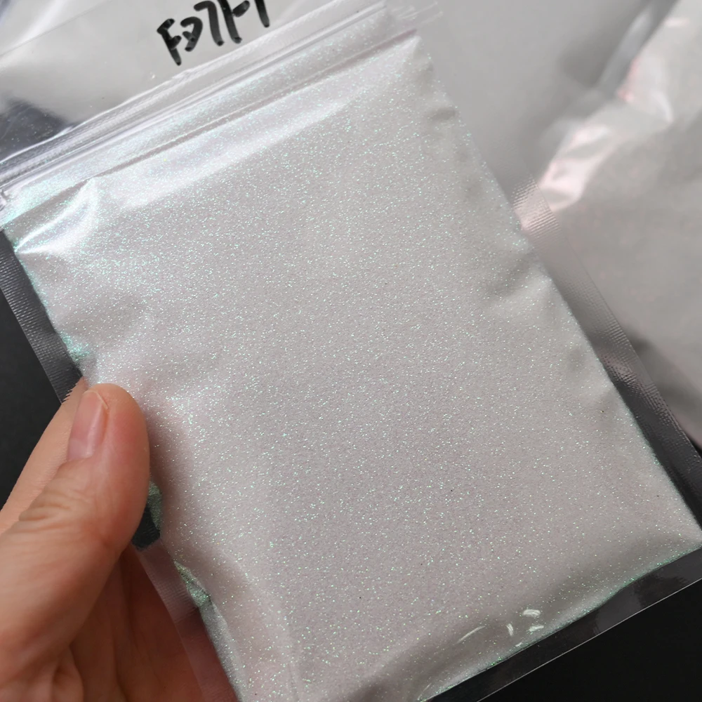 Top Trends: 1Bag Iridescent Bulk Glitter Nail Powder White Black Starlight Diamond Powder Holographic Shiny Effect Sugar Glitter Dust #10g Shoppable Styles