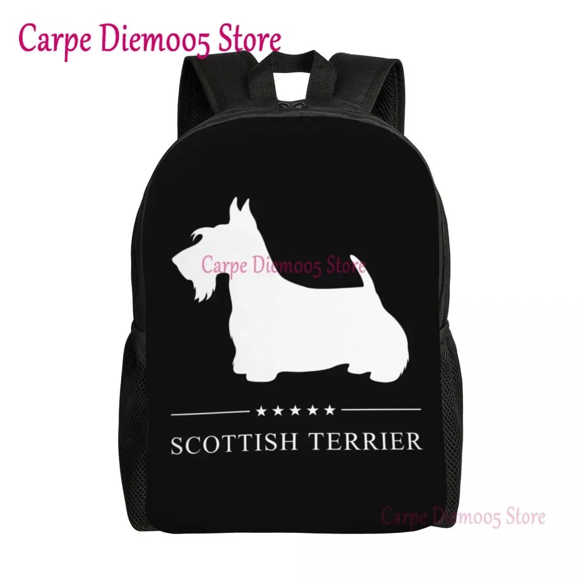 Top Trends: Scottish Terrier Laptop Backpack Men Women Fashion Bookbag For School College Student Scottie Dog Bag Shoppable Styles