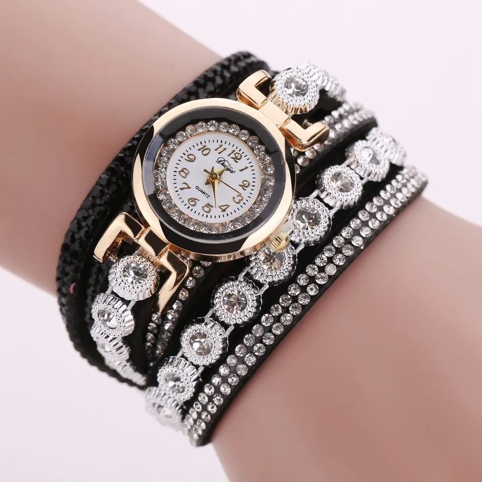 Top Trends: 2022 New Alloy Diamond Ring Bracelet Watch Digital Face Korean Velvet Ladies Watch Quartz Watch Women Watch Chain Bracelet Set Shoppable Styles