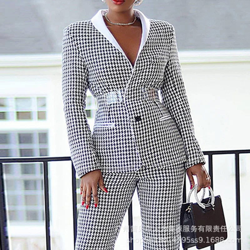 Top Trends: Outfits Casual Blazer Suits Straight Pants Suits Y2K Business Suit Coat And Trousers Suit Women Two Piece Sets Coats Shoppable Styles