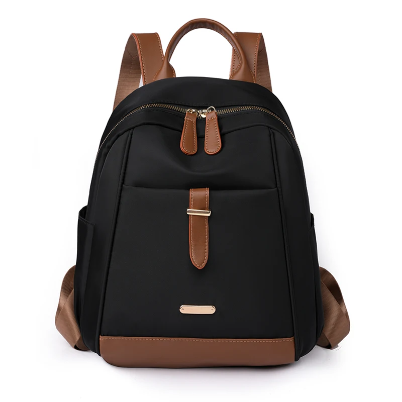 Top Trends: Female Waterproof Nylon Fashion High-capacity Backpacks Women Versatile Travel Rucksacks Leisure Simplicity Student Schoolbags Shoppable Styles