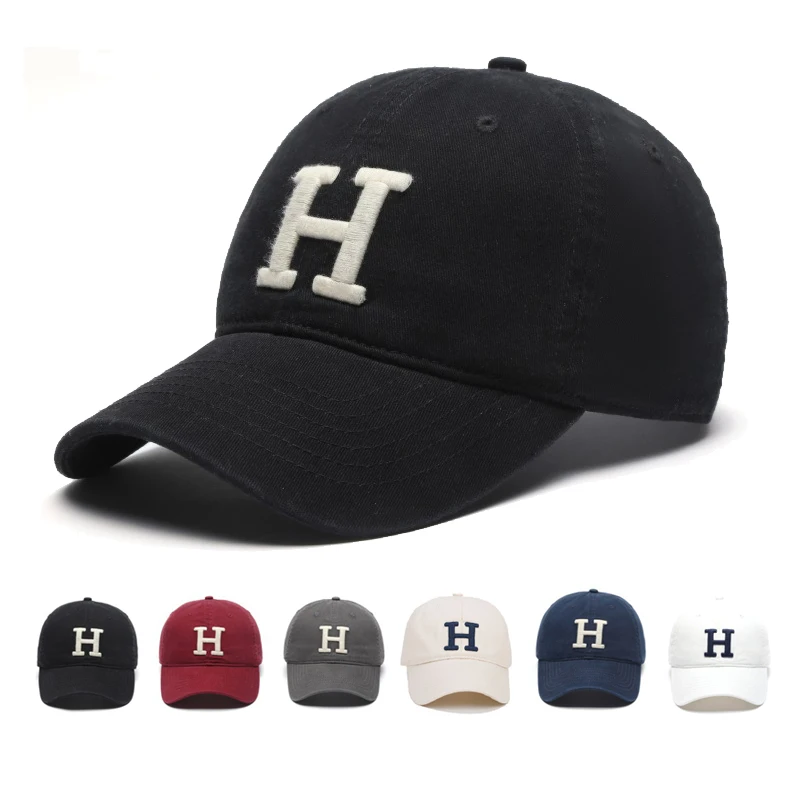 Top Trends: Baseball Cap H Letter Cap Snapback Hat Sun Hat Spring Autumn Baseball Cap Sport Cap Hip Hop Fitted Cap Hats For Men Women Shoppable Styles