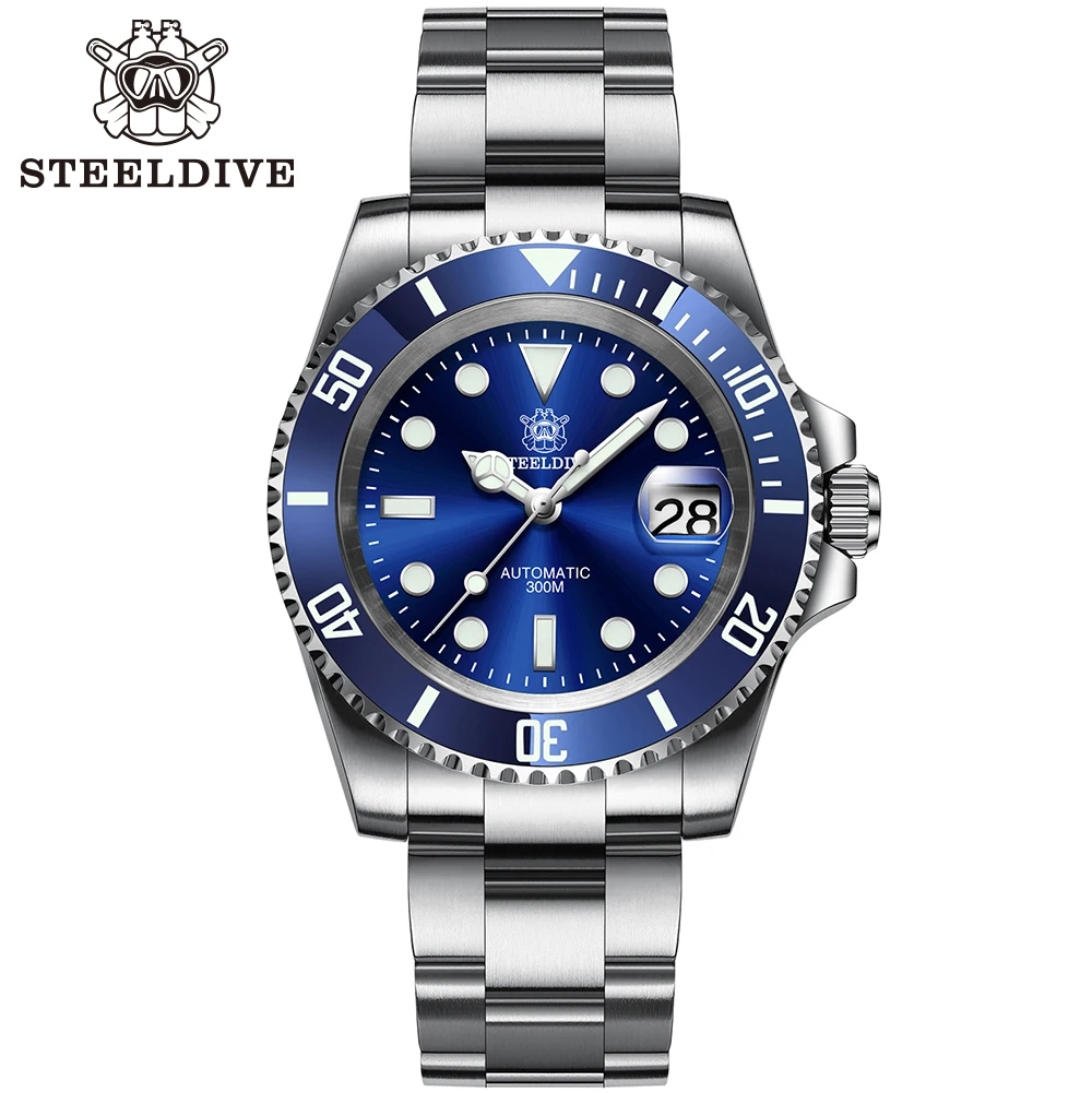 Top Trends: STEELDIVE 1953 Watch NH35 Automatic Mechanical 316L Stainless Steel BGW9 Lume Top Brand 200M Dive Wristwatch Men Reloj Hombre Shoppable Styles