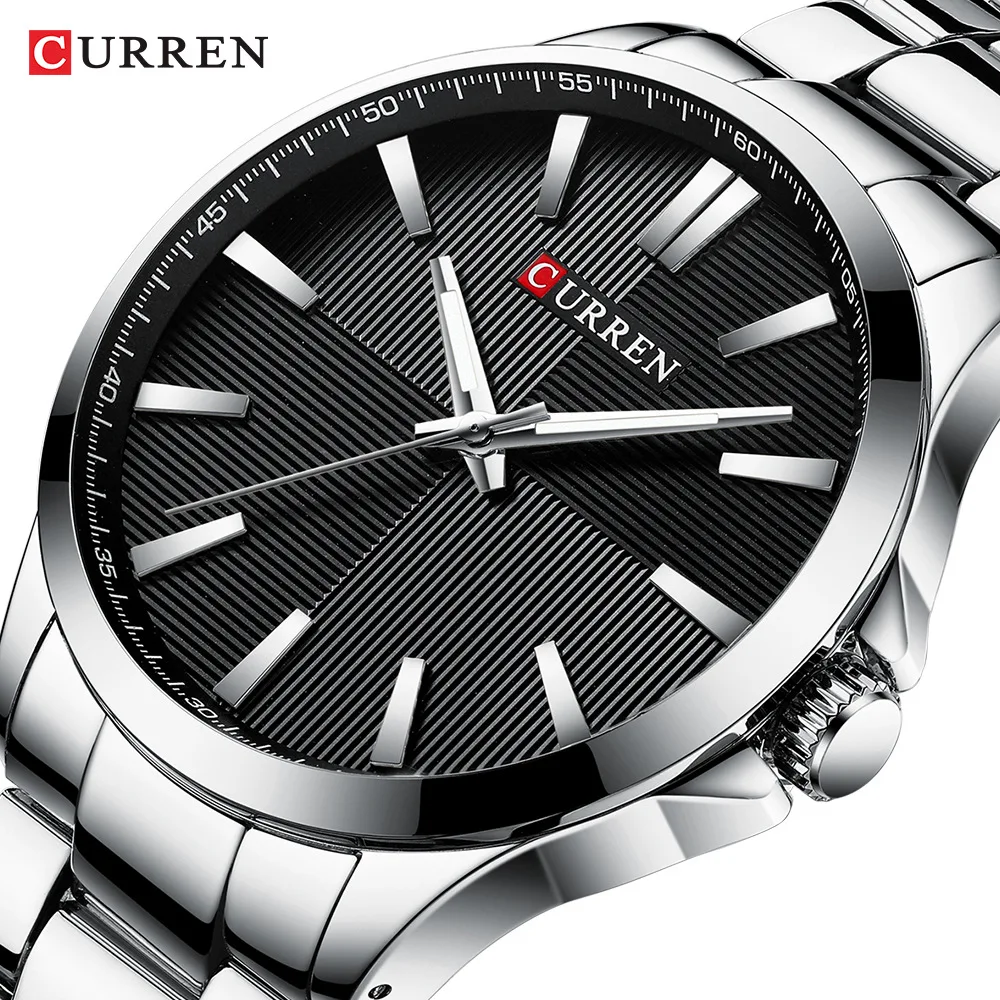 Top Trends: Watches For Men CURREN Luxury Branded Stainless Steel Fashion Business Mens Watch Quartz Wristwatch Man Clock Waterproof Relogio Shoppable Styles