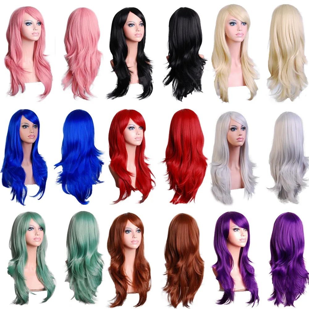 Top Trends: Synthetic Wig, Long Curly Hair, Cosplay Wig, Realistic, Natural And Breathable, Suitable For Halloween Party Shoppable Styles