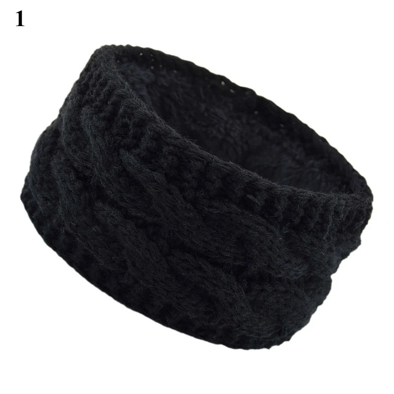 Top Trends: Winter Warm Knitted Headband Twist Wide Elastic Hair Bands Woolen Fleece Ear Turban Solid Color Hair Accessories For Women Shoppable Styles