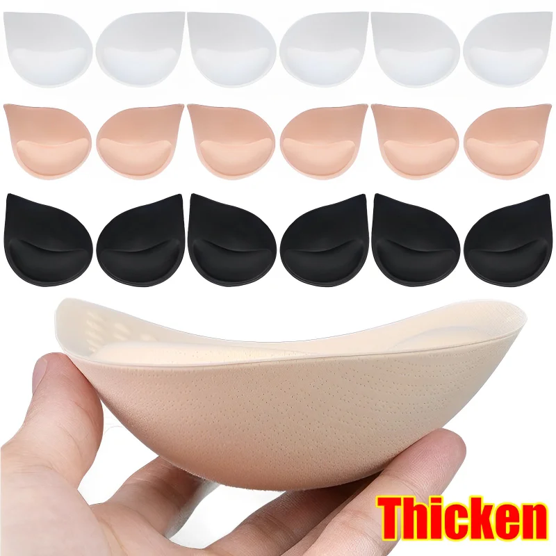 Top Trends: 3D Push Up Bra Pads Inserts Women Underwear Small Breast Lift Breathable Sponge Padded Bra Pad Lining Swimsuit Bra Insert Shoppable Styles