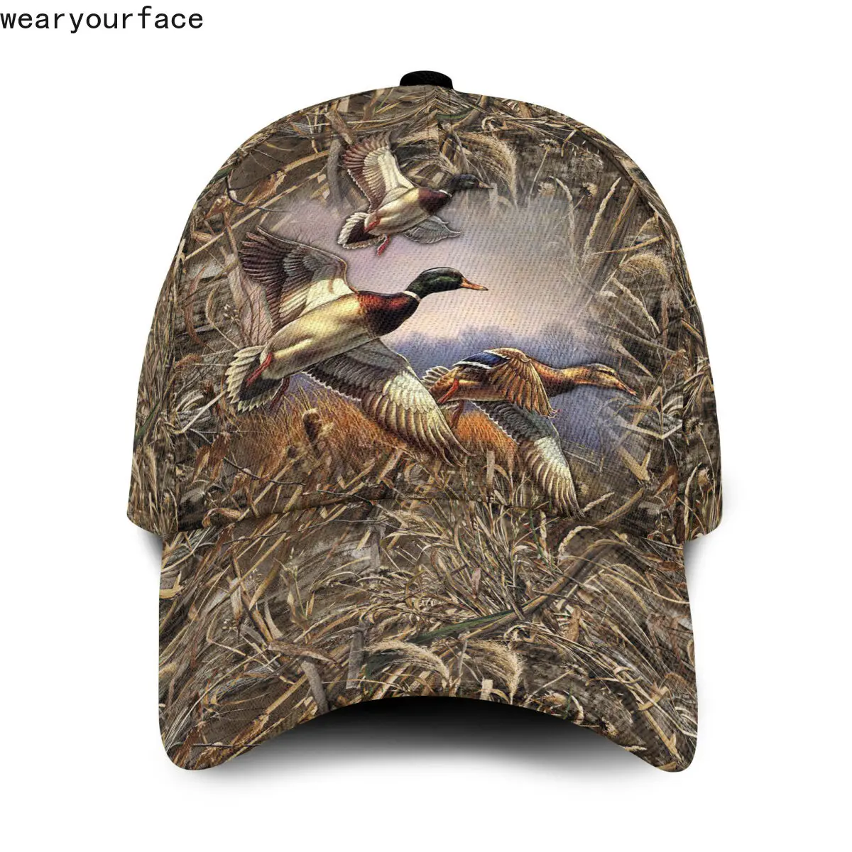 Top Trends: Mallard Birds Wildlife 3D All Over Printed Snapback Hat Men Women Adult Hip Hop Headwear Outdoor Sun Visor Baseball Cap Shoppable Styles