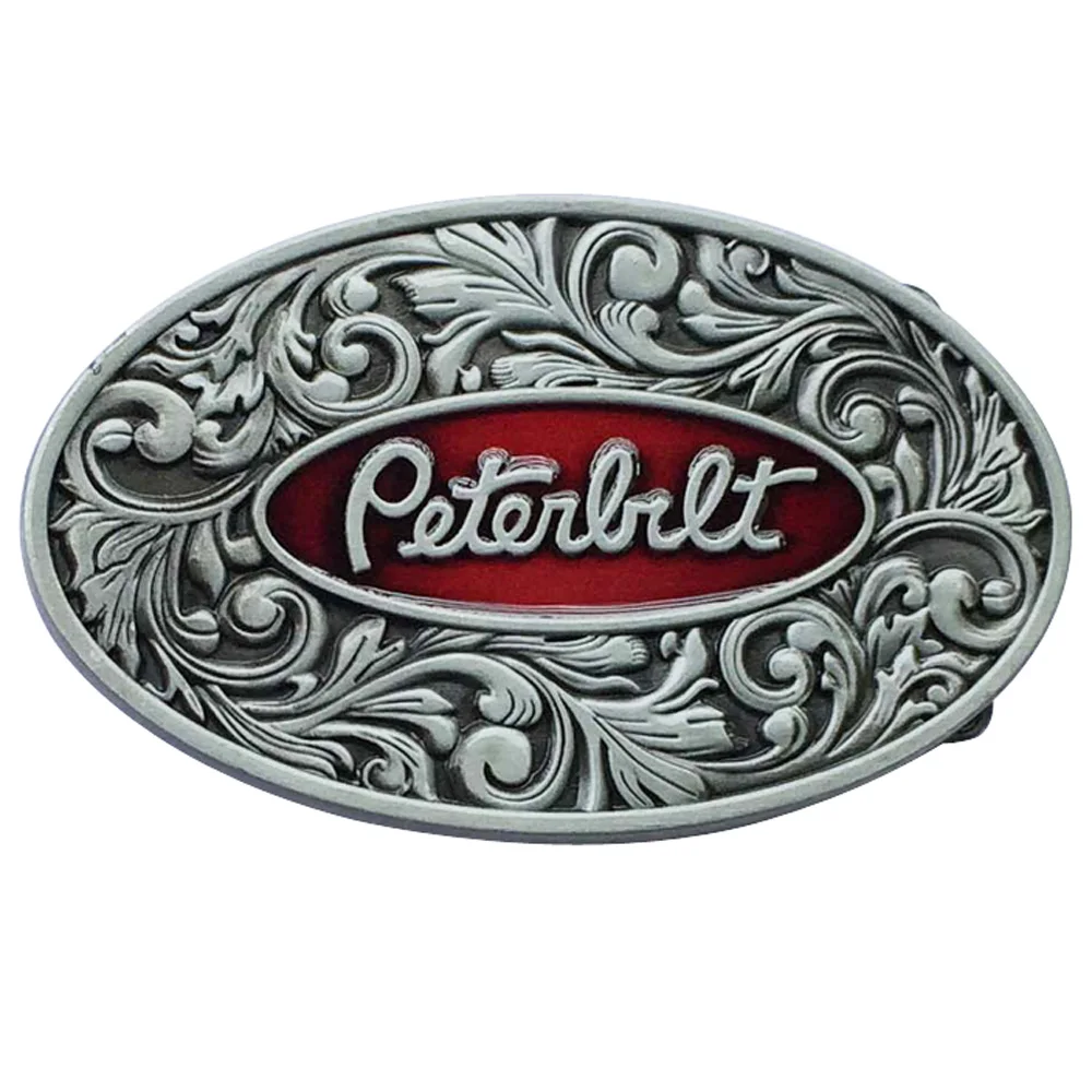 Top Trends: Cheapify Dropshipping Oval Peterbilt Truck Belt Buckle For Men Western Cowboys High Quanlity Metal Hebillas Para Cinturón Shoppable Styles