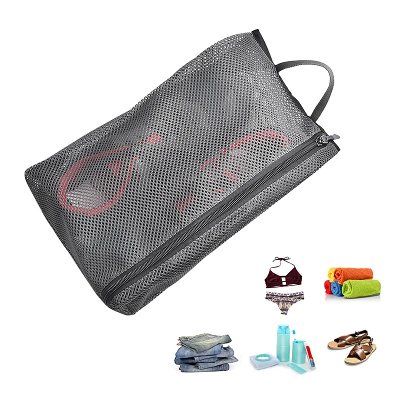 Top Trends: Durable Mesh Pouch Drawstring Bag Diving Surfing Outdoor Swimming Storage Bag Shoes Sundries Holder Bags Shoppable Styles