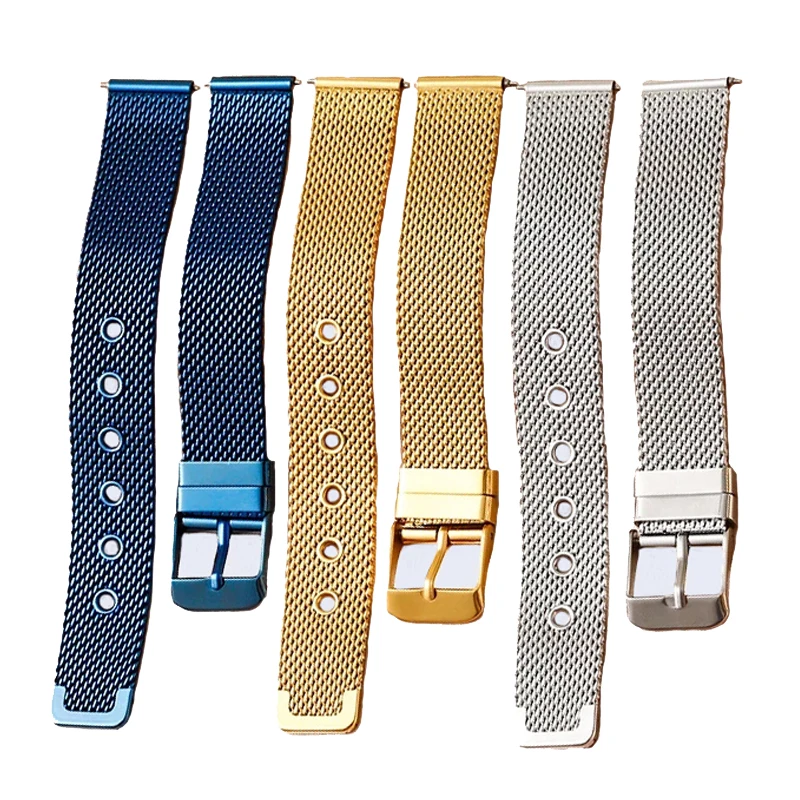 Top Trends: Quick Release Milanese Watchband 10mm 12mm 14mm 16m 18mm 20mm 22mm Watch Strap For Amazfit Watch GTR GTS Series Huawei GT2 GT3 Shoppable Styles