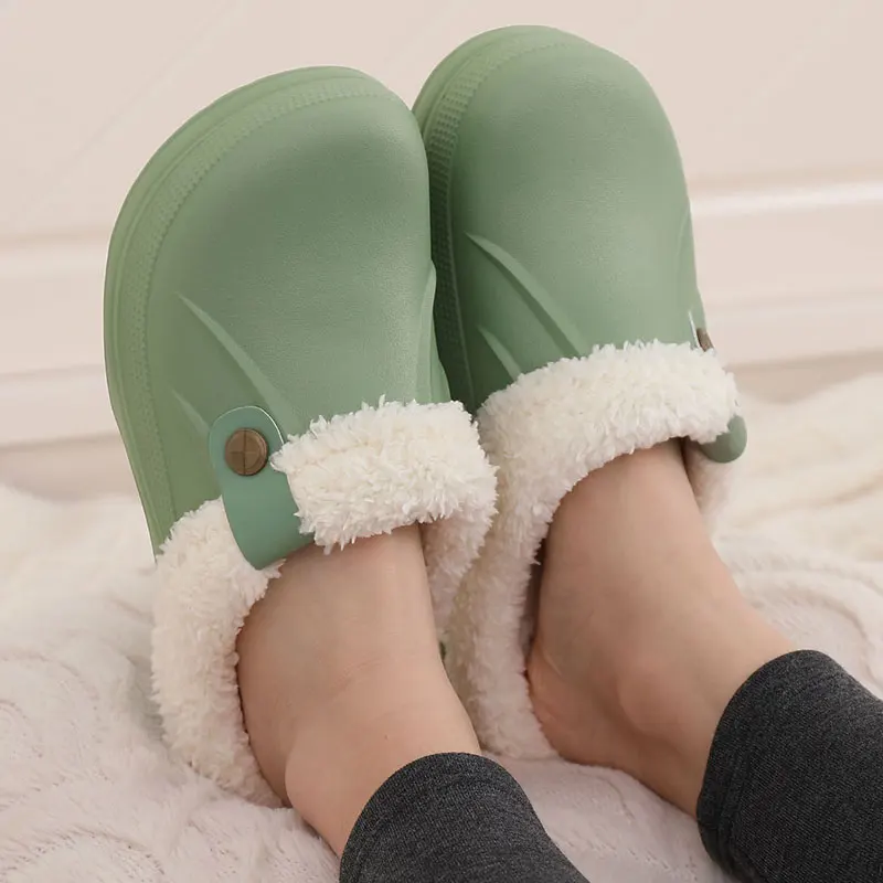 Top Trends: Bebealy Women Slippers Clogs Fur Women Shoes House Garden Shoes Outdoor Waterproof EVA Slippers 2024 Unisex Men Shoes For Women Shoppable Styles