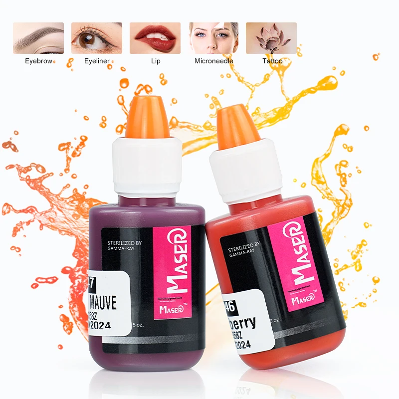 Top Trends: Professional 10ML Tattoo Ink For Permanent Makeup Machine Eyebrows Lips Color Natural Plant Micropigmentation Pigment Tattoo Ink Shoppable Styles