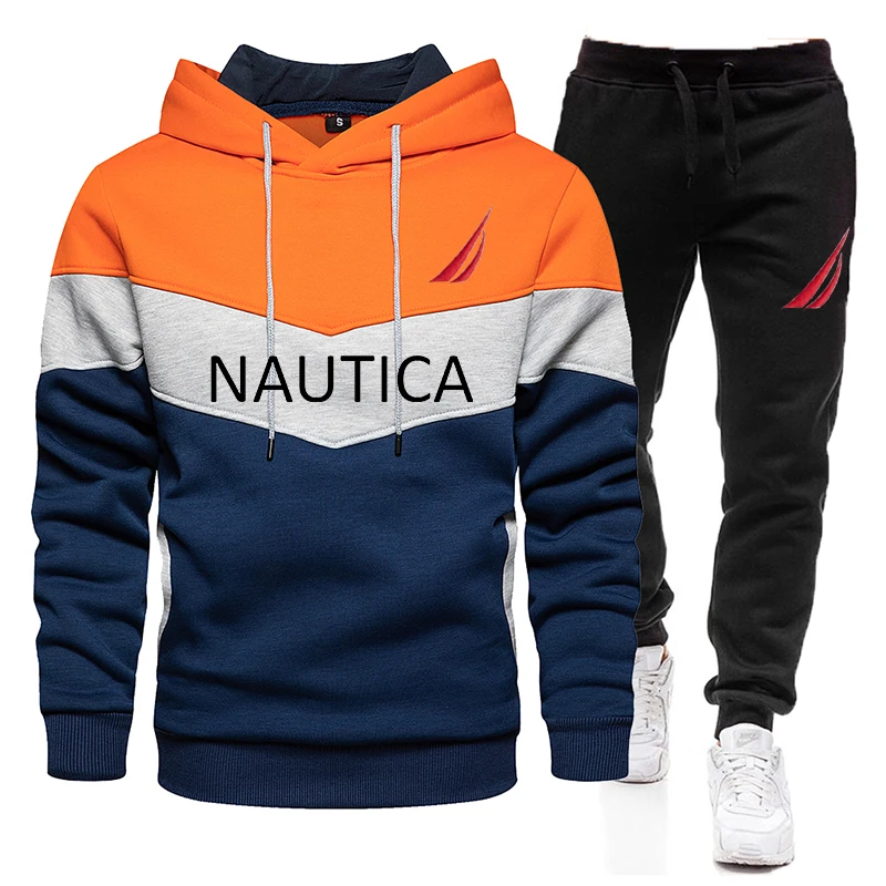 Top Trends: Nautica Spring And Fall Men's Outdoor Sports Two-piece Hoodie + Fitness Pants Running Trip Mountaineering Suit New Style 2023 . Shoppable Styles - Image 3