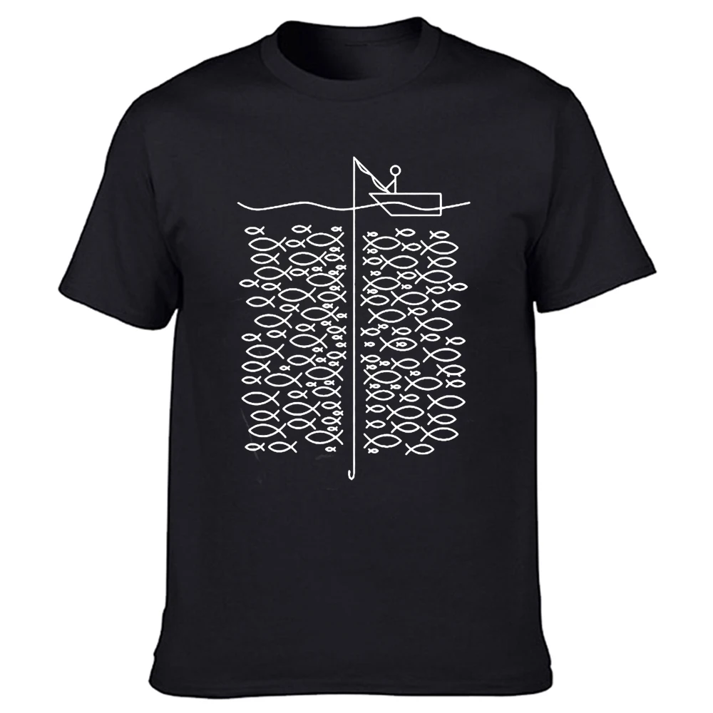 Lustige Fischer Angeln T-Shirts Grafik Baumwolle Streetwear Kurzarm Opa Papa Vater Geburtstagsgeschenke Sommer Stil T-Shirt – Detail 2