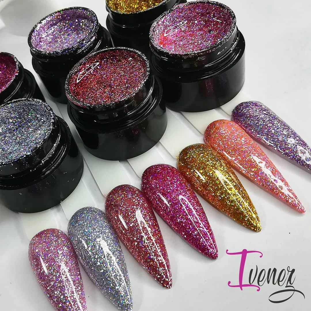 Top Trends: ROSALIND Nail Polish Gel Semi-permanent Varnish UV Glitter Paint Shiny Gel Base Coat Tips Poly Kit For Nail Art Decorations Shoppable Styles - Image 5