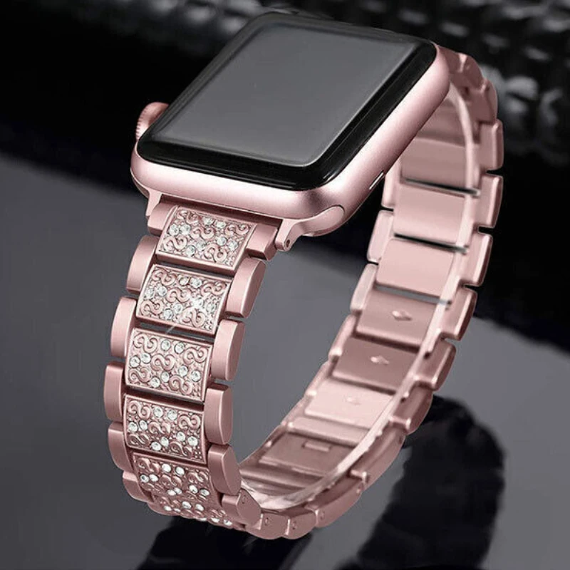 Top Trends: Metal Strap For Apple Watch Band Ultra2 49mm 8 7 45mm 41mm Bracelet Wristband IWatch 6 5 4 SE 44mm 40mm 3 42mm 38mm Belt Correa Shoppable Styles