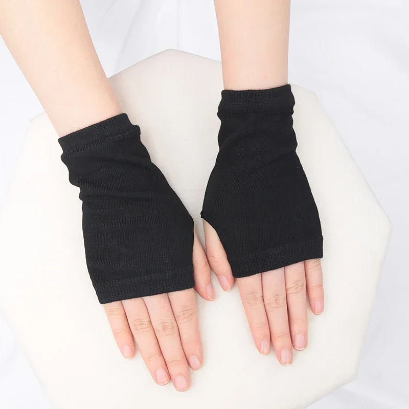 Top Trends: Anime Women Short Fingerless Gloves Cosplay Mitten Unisex Oversleeve Arm Warmer Men's Fashion Warm Cuff Gloves Cosplay Accessory Shoppable Styles