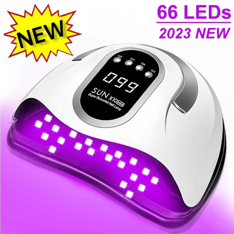 Top Trends: 66LEDs Nail Dryer UV LED Nail Lamp For Curing All Gel Nail Polish With Motion Sensing Professional Manicure Salon Tool Equipment Shoppable Styles