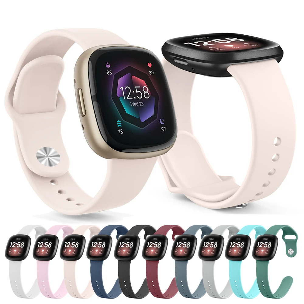 Top Trends: Soft Silicone Strap For Fitbit Versa 4 / Versa 3 / Versa 2 / Versa 1 Band Watchband Bracelet For Fitbit Versa Lite / Sense 2 Wristband Shoppable Styles