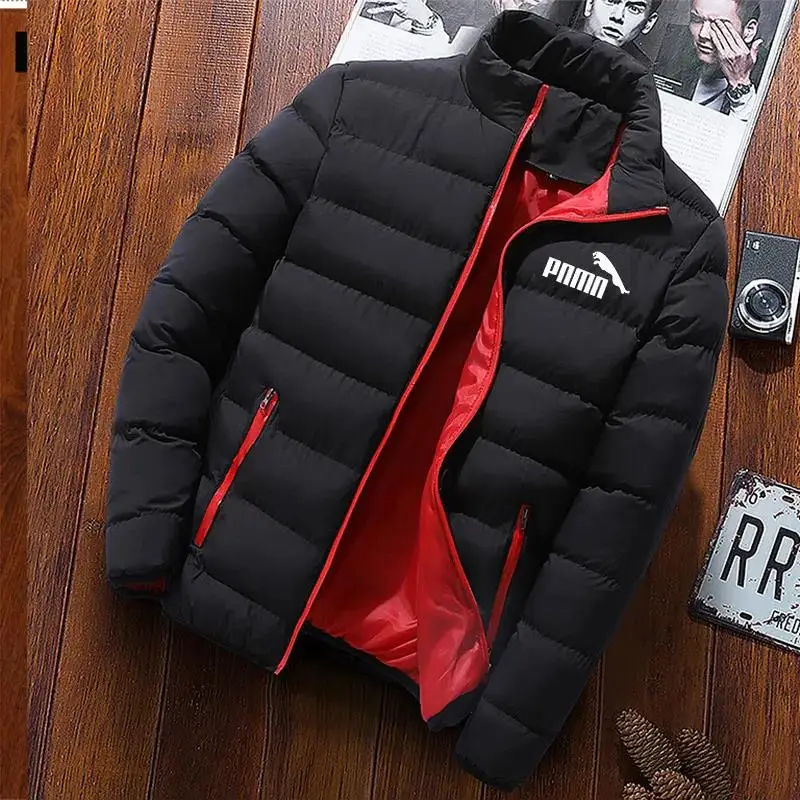 Top Trends: 2023 Men&#039;s Trend Casual Wear New Warm Parka Winter Casual Men&#039;s Coat Solid Standing Collar Men&#039;s Windproof Cotton Jacket Shoppable Styles