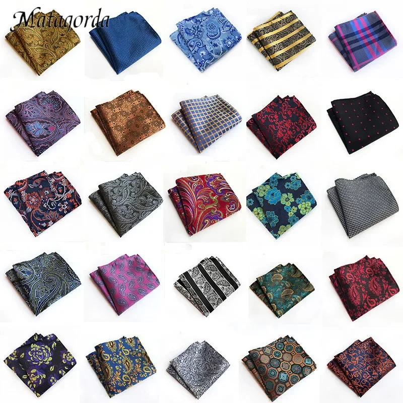 Top Trends: 66-color Men Hanky Pocket Squared Handkerchief Hankerchief Flower Paisley Floral Wedding Party Gift For Man Accessory Shoppable Styles