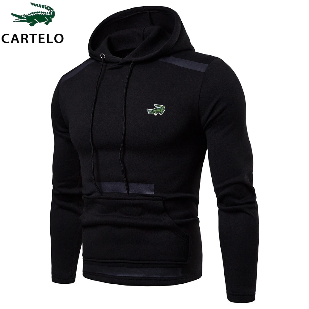 Top Trends: CARTELO Mens Hoodie Sweatshirt Embroidered Logo Sports Outdoor Casual Daily Hoodies Slim Sweatshirts Brand Clothing Shoppable Styles - Image 2