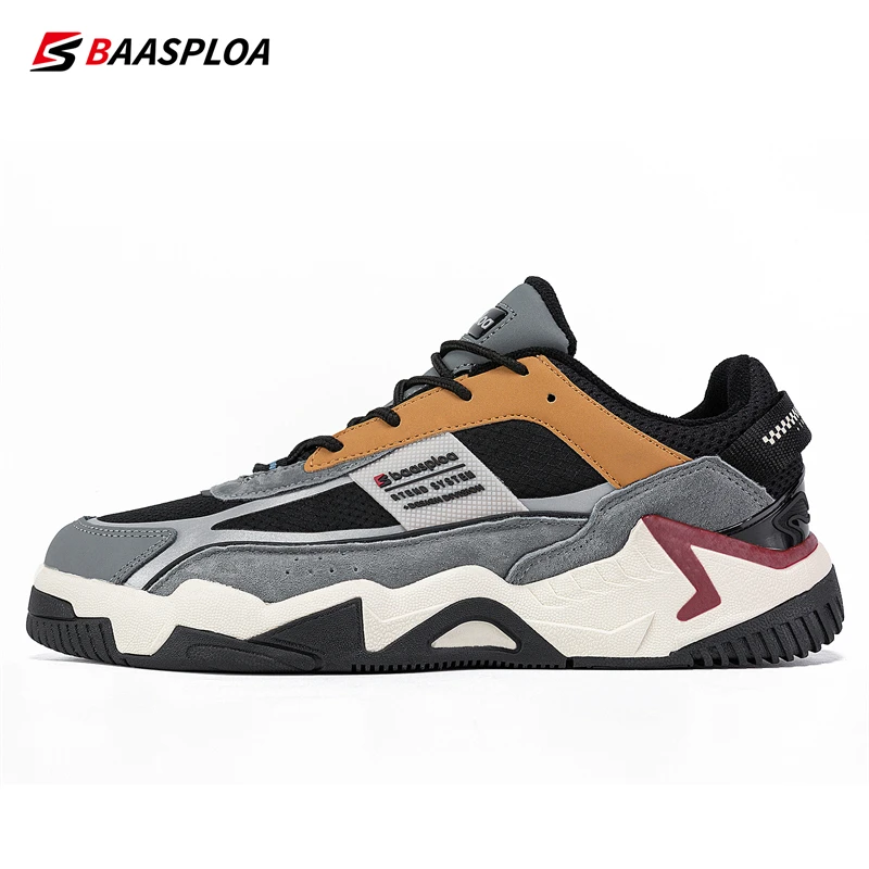 Top Trends: Baasploa Men Casual Sneakers Waterproof Men Shoes Outdoor New Fashion Sneakers For Men Autumn Walking Tenis 2023 Shoppable Styles