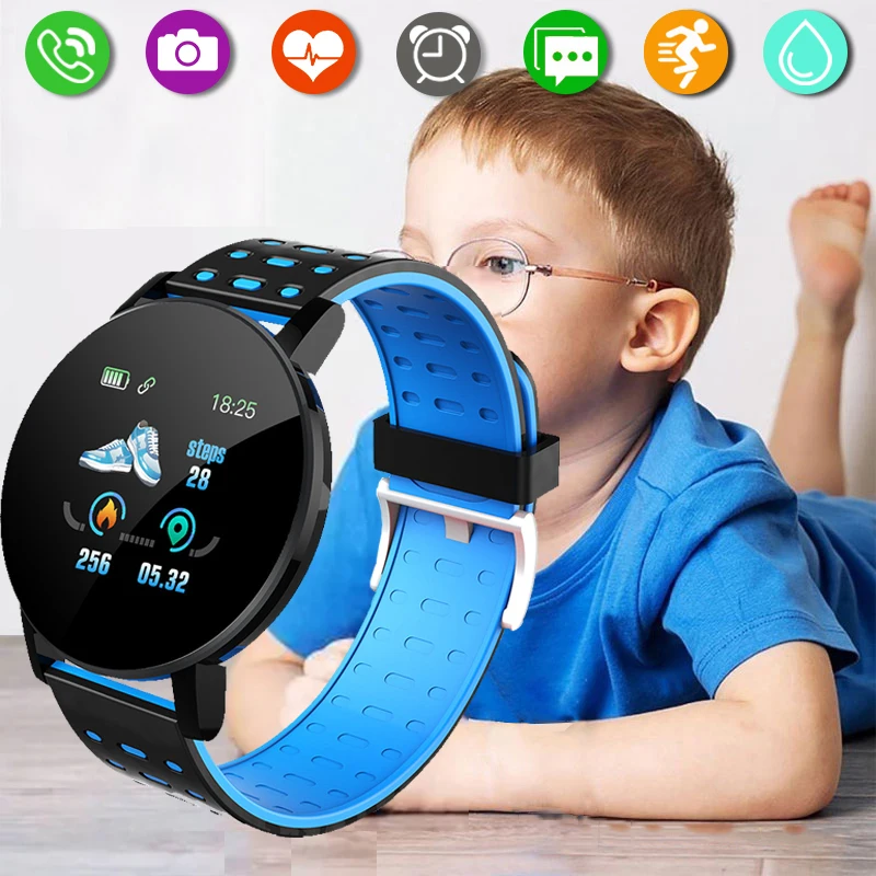 Top Trends: Children's Sports Smart Watch Led Digital Clock Waterproof Smartwatch Kids Heart Rate Monitor Fitness Tracker Watch Boy And Girl Shoppable Styles