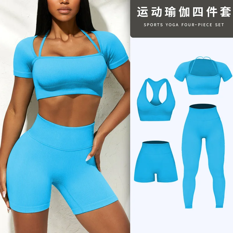 Top Trends: Seamless Yoga Set For Women, Workout Shirts, Sport Pants, Bra Gym Suits, Fitness Shorts, High Waist Running Leggings, Sport Sets Shoppable Styles