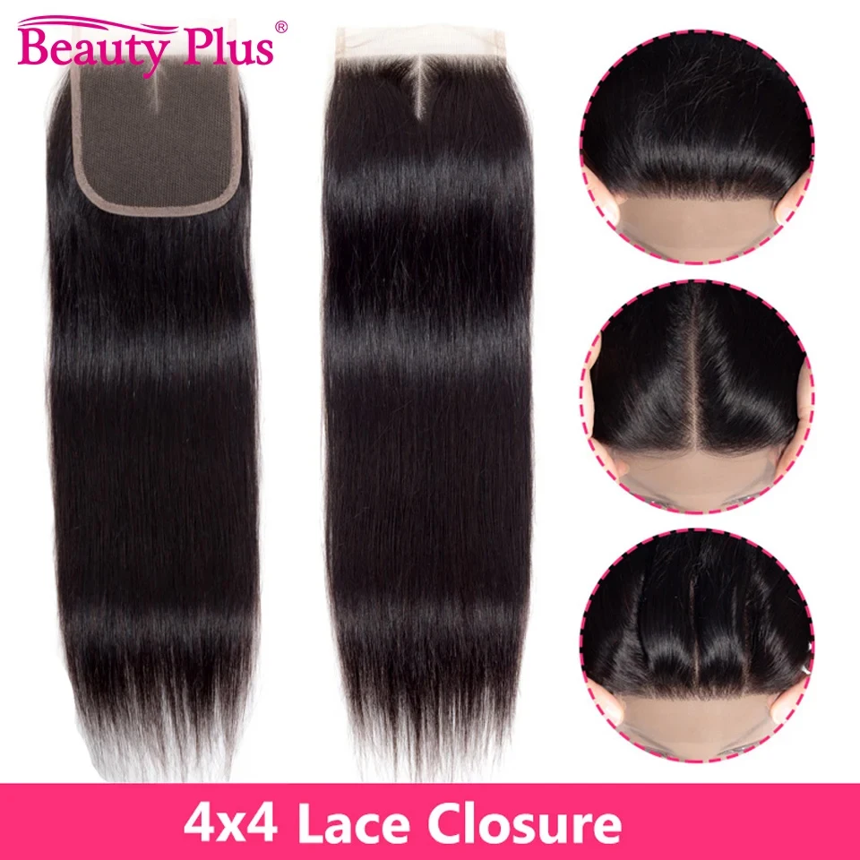 Top Trends: Brazilian Straight Lace Closure 4x4 Transparent Swiss Lace Closure Pure-Hand Tied 4x4 Lace Frontal Human Hair Lace Closure 10-22 Shoppable Styles