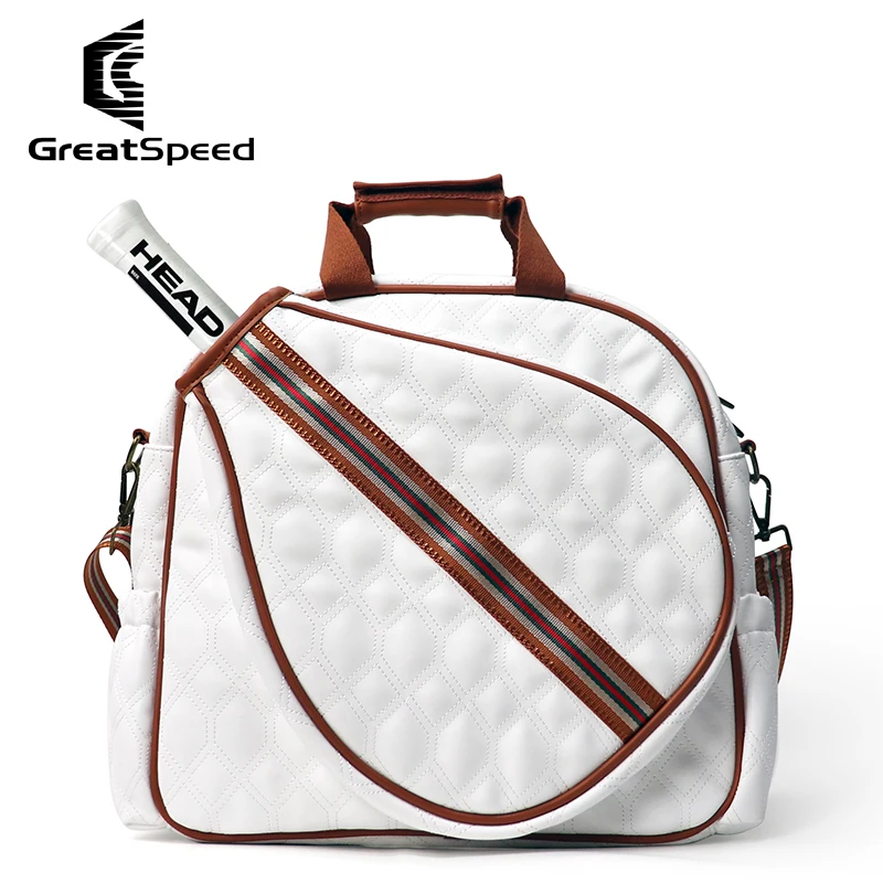 Top Trends: Unisex Original GreatSpeed Padel Racquet Bag Genuine PU Padel Badminton Racket Shoulder Bag Professional Tennis Padel Handbags Shoppable Styles