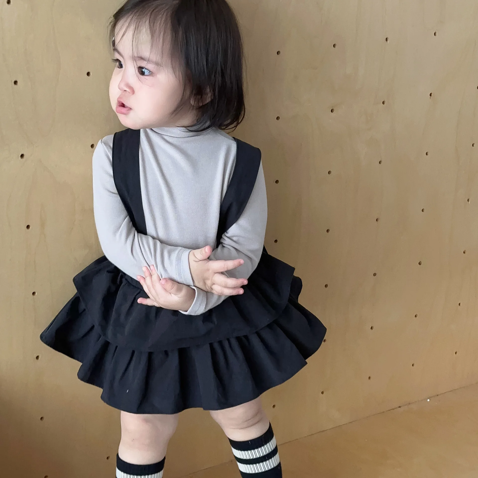 Top Trends: 2023 Autumn New Baby Sleeveless Bodysuit Cotton Girls Jumpsuit Infant Toddler Fashion Strap Dress Cute Princess Sling Dress Shoppable Styles