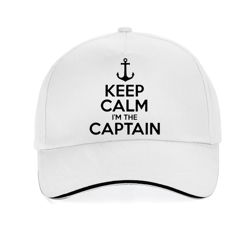 Top Trends: Keep Calm I'm The Captain Motor Boat Sailing Sea Funny Baseball Cap Summer Gifts Men Women Hat Adjustable Snapback Hats Shoppable Styles - Image 2