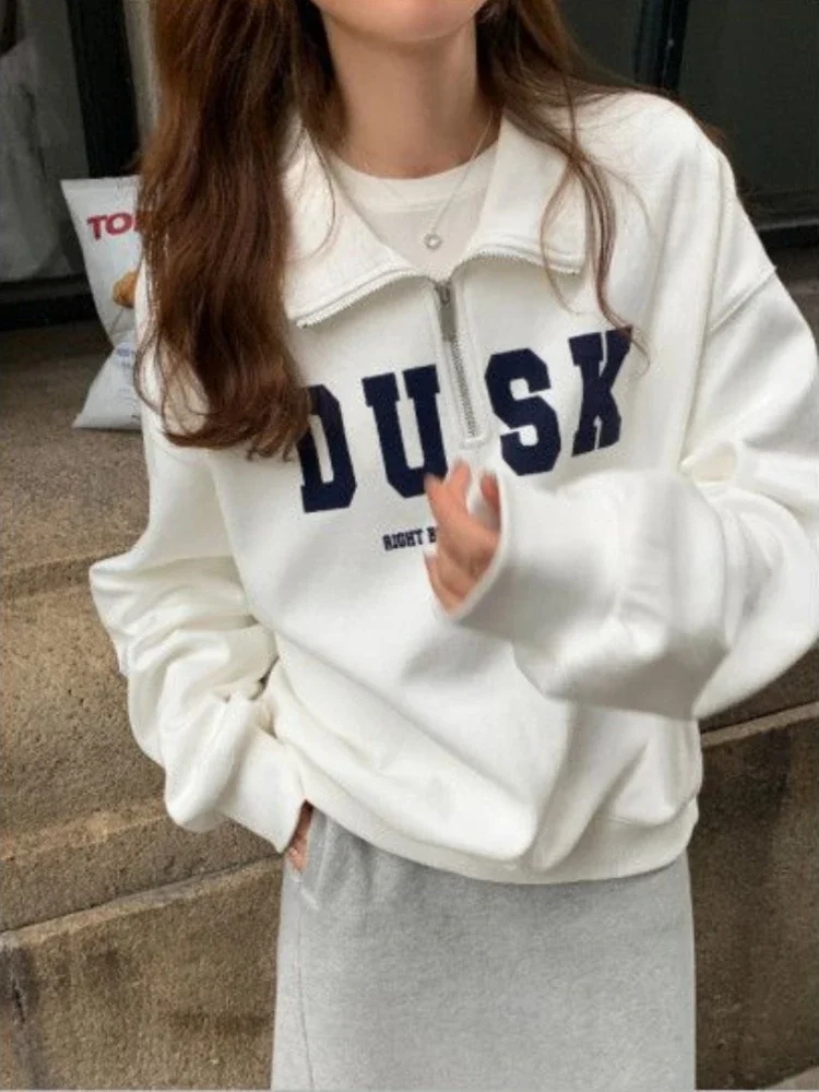 Top Trends: Deeptown Korean Zip American Retro Vintage Hoodie Women Zipper Kpop School Student Casual Sport Sweatshirt 2024 Spring Autumn Shoppable Styles