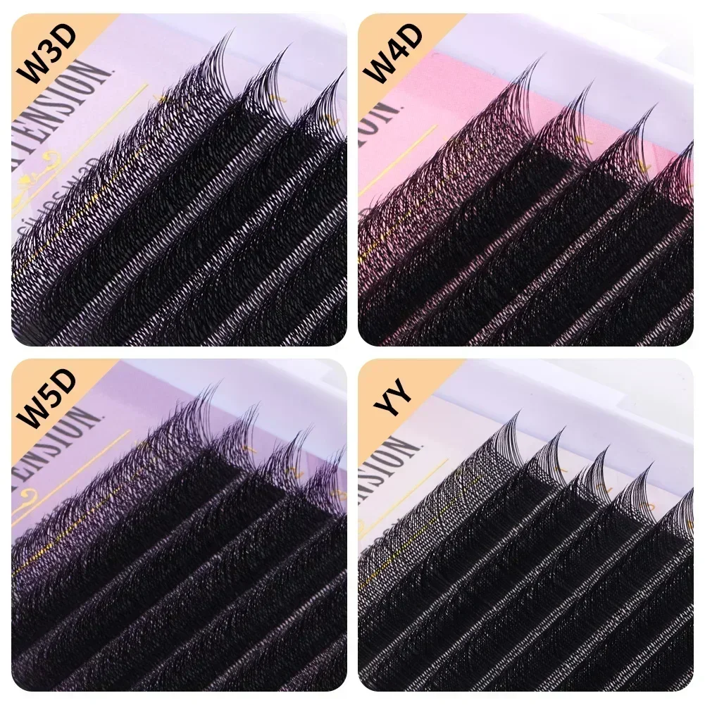 Top Trends: ARISON Lashes W 5D / 4D / 3D Eyelashes Extensions Premade Volume Easy Fan YY Lash Natural Soft False Eyelash For Custom Logo Shoppable Styles - Image 3