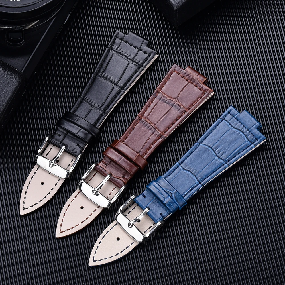 Top Trends: 12mm Cowhide Leather Watchband For Tissot PRX Series Strap T137.407 T137.410 Super Player Bracelet Convex End Men's Wrist Straps Shoppable Styles