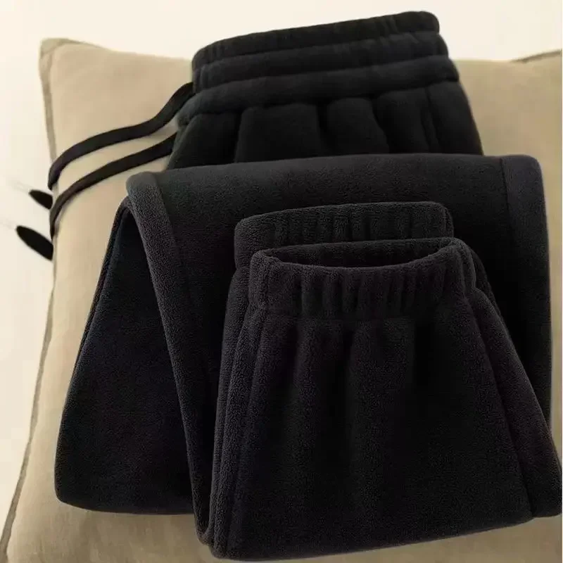 Top Trends: 2023 Double-sided Fleece Pants For Men's Outerwear Leggings, Plush And Thickened New Fleece Winter Warm Sports Pants For Men Shoppable Styles