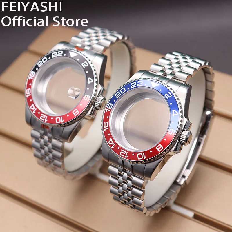 Top Trends: FEIYASHI 40mm Case Men's Watches Bracelet Watchband Parts For Seiko Nh34 Nh35 Nh36 / 38 Miyota 8215 Eta 2824 Movement 28.5mm Dial Shoppable Styles