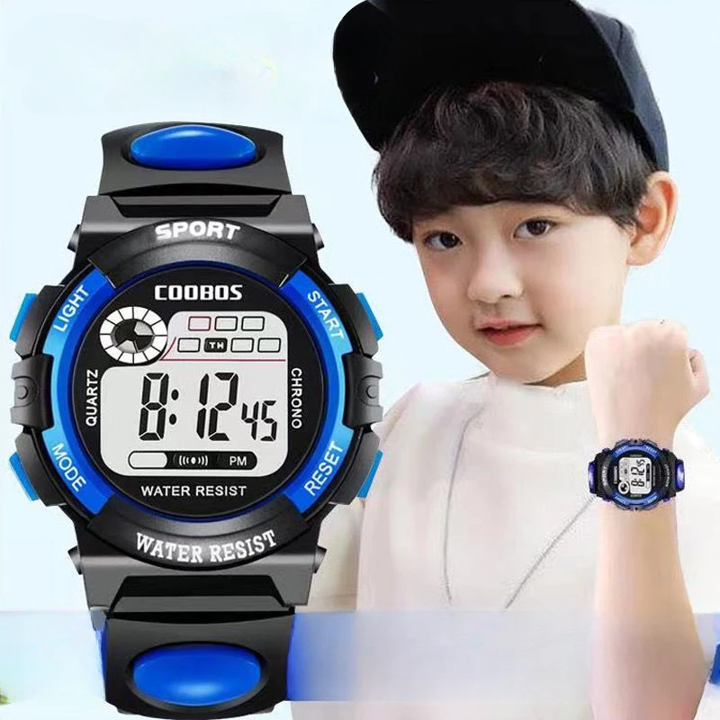 Top Trends: Luminous Electronic Watches For Children Dial Waterproof Multi-function Alarm Clocks LED Digital Wrist Watch For Boys And Girls Shoppable Styles