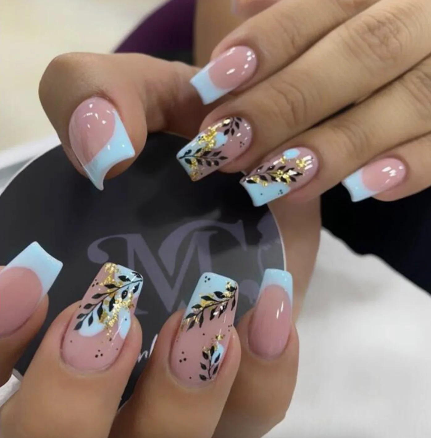 Top Trends: Press On Nails Fake Nails Short Little Flower False Nails Supplies For Professionals Decoration For Nails Accesories Nail Art Shoppable Styles