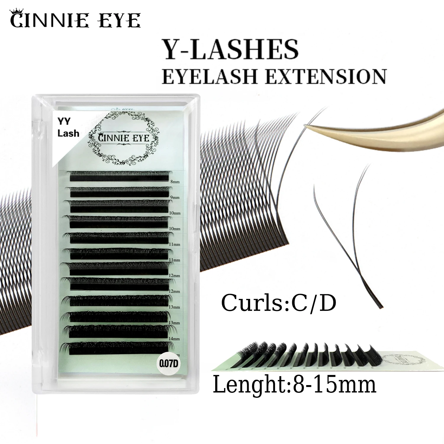 Top Trends: YY Lash Extensions Y Shape Volume Eyelash 3D Faux Cil Premade Fans Lash Cluster Makeup Classic Individual Eyelash Bundle CIlios Shoppable Styles