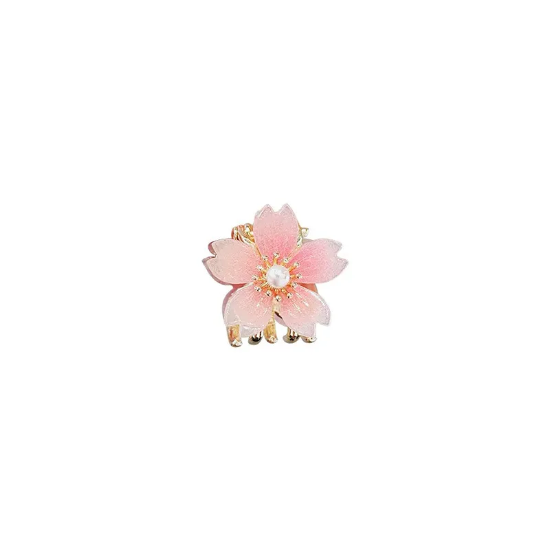 Top Trends: New Cute Sakura Small Hair Clips Sweet Flowers Hair Claw Women Girls Metal Mini Cherry Blossoms Hairpins Hair Accessories Gifts Shoppable Styles - Image 6