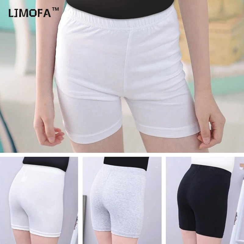 Top Trends: LJMOFA 3-9T Kid Safety Shorts For Girl Tight High Waist Comfortable Under Skirt Shorts Summer Teen Girls Underwear Leggings D321 Shoppable Styles