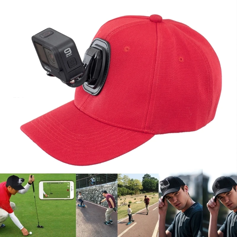 Top Trends: Camera Baseball Cap Baseball Hat For Gopro Hat Hat With Camera Mount Action Cameras Head Mount Hat Camera Holder Mount Shoppable Styles