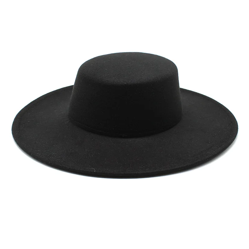 Top Trends: Bowler Hat Women's Cap Hats For Men Fedoras Fashion 2023 Fedoras Felt Panama Chapel Beach Elegant Wedding Picture Hat Fascinator Shoppable Styles - Image 2