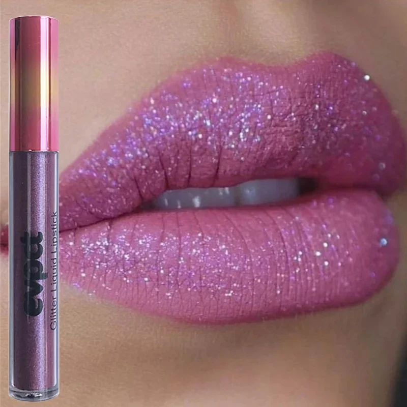 Top Trends: Diamond Glitter Lip Gloss Makeup 15 Colors Matte-changing Waterproof Lasting Shimmer Shiny Illusion Natural Liquid Lipstick Shoppable Styles