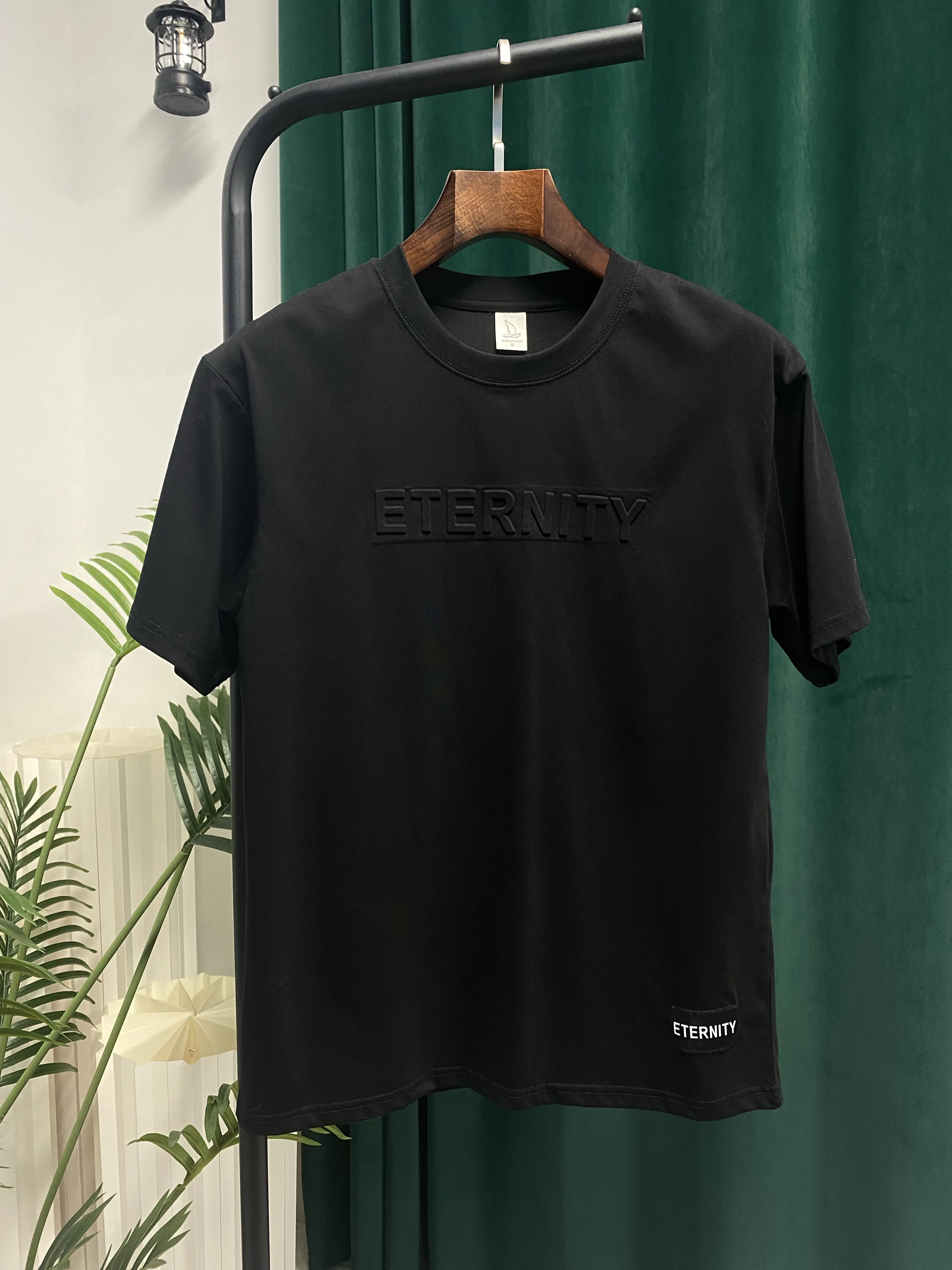 Top Trends: Eternity Brand New 100 Cotton Men&#039;s T-shirt Short-sleeve Man Free Ironing Shirt Short Sleeve Men T Shirt T-shirts For Male Tops Shoppable Styles