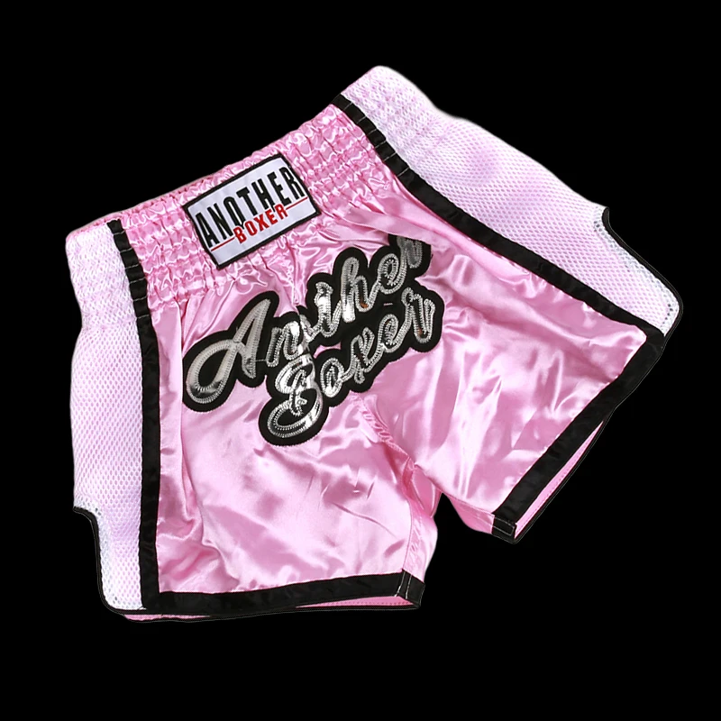 Top Trends: MMA Shorts Breathable Muay Thai Shorts Men Women Kids Pink Boxing Training Kickboxing Pants Combat Martial Arts Fight Clothing Shoppable Styles